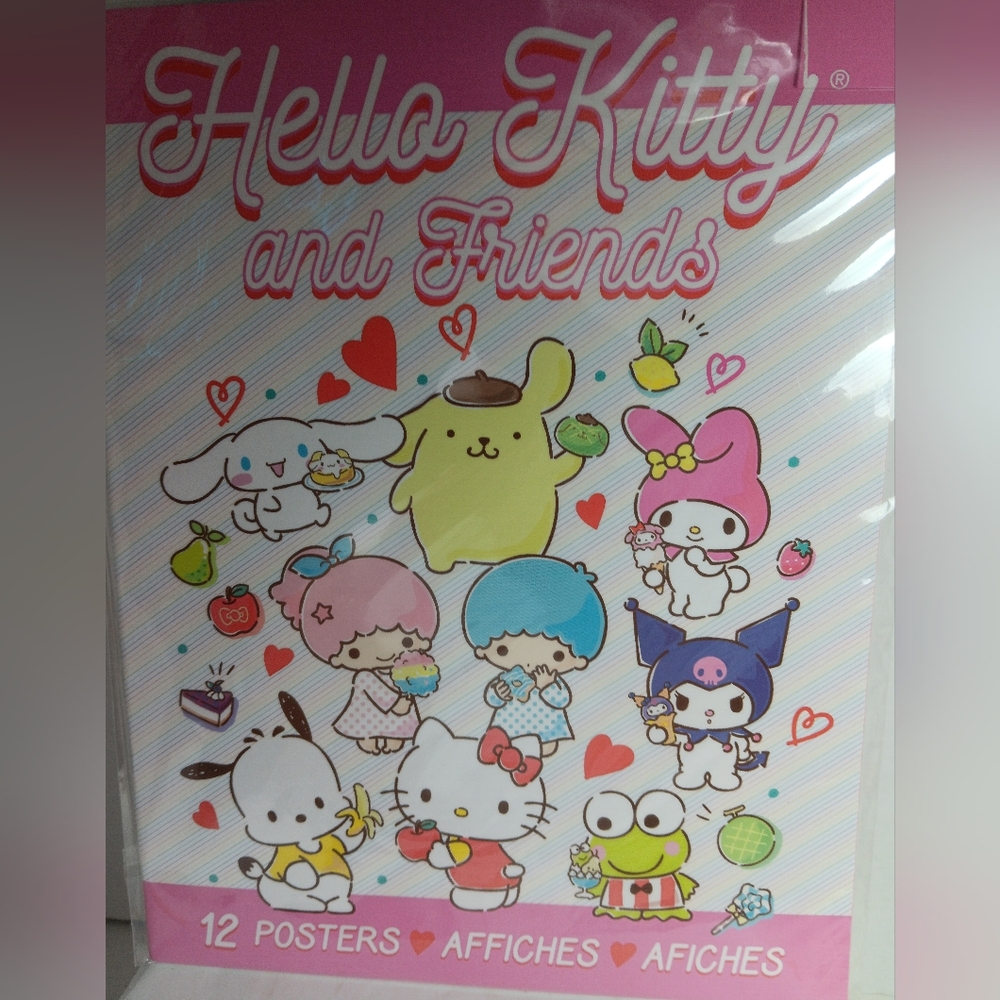 Hello Kitty and Friends Poster Set 81/2x11